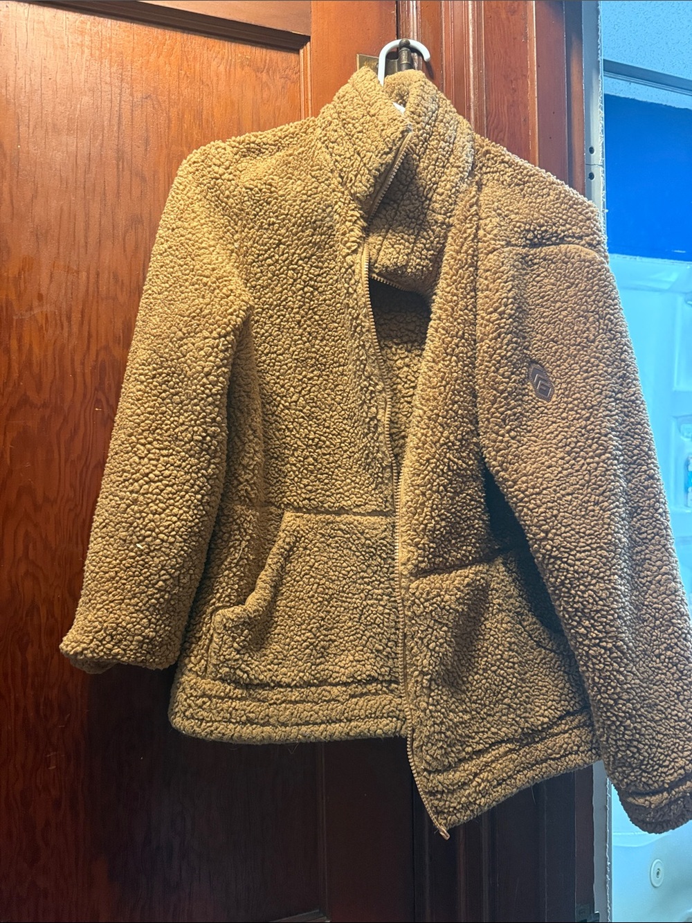 Free Country Camel Brown Sherpa Fleece Jacket
